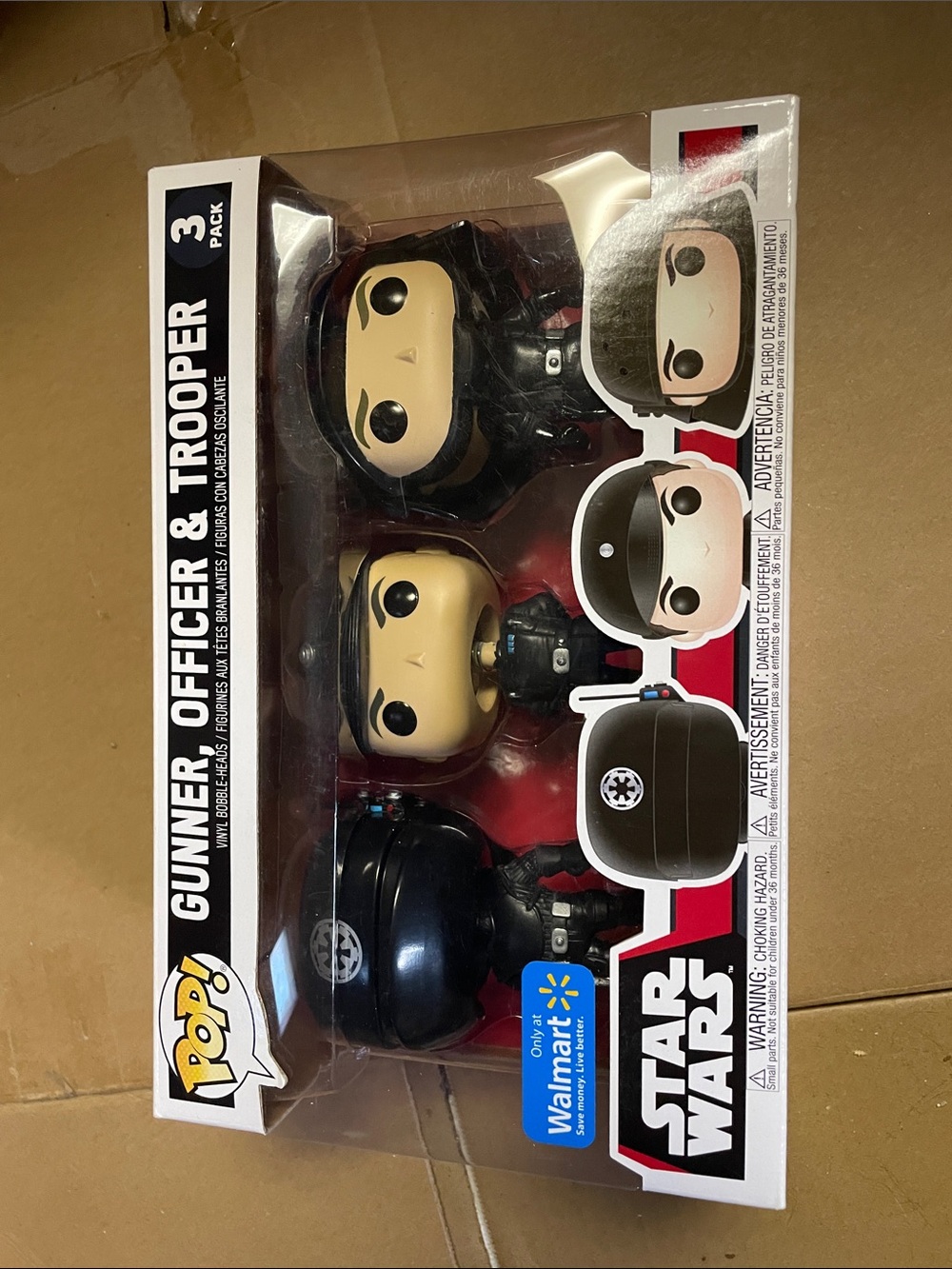 Funko Pop! Star Wars Gunner, Officer & Trooper 3-Pack Black